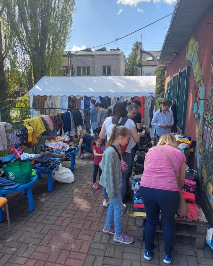 kiermasz odzieży dla ukraińskich rodzin